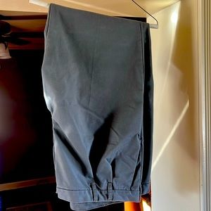 Azad khaki pants size 48 x 30 in gray non-cuffed plates see photos